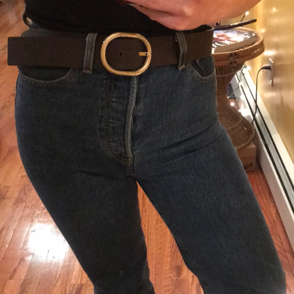 SALE - Calvin Klein Brown Leather Belt